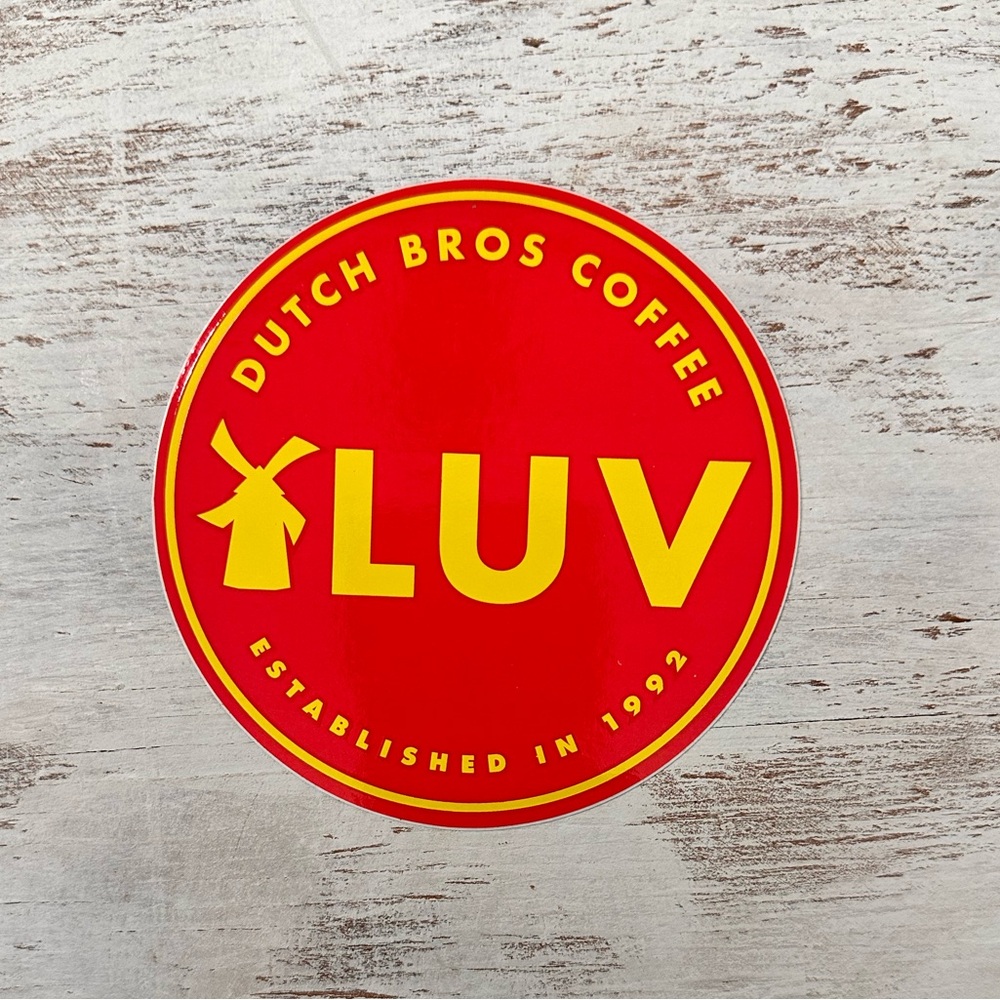 Dutch Bros Luv Sticker